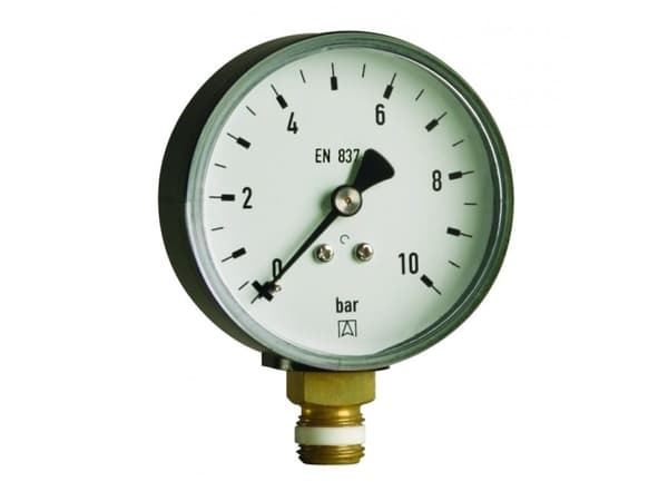 Afriso Vertical heating manometer RF 80 RAD fi 80mm 0-10 bar 1/2 '' rad class 2.5 63 564