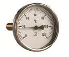 Afriso Thermometer BiTH 80 Ø = 80mm 0-120 ° C sleeve 100mm 1/2 "AX Kl. 2.0 - 63808