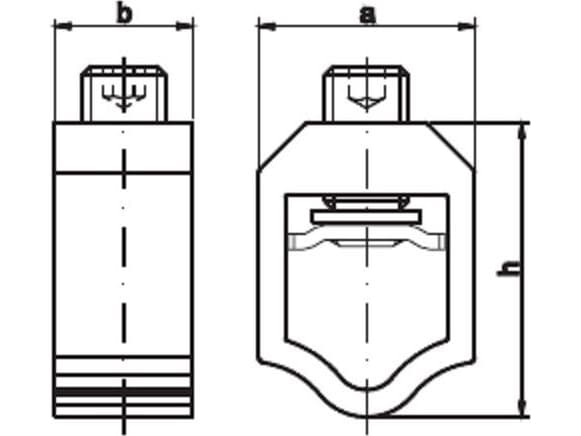 Apator V-clamp AL 2x 35-300mm2 for ARS2 and 3 SW-B (1119510082T)