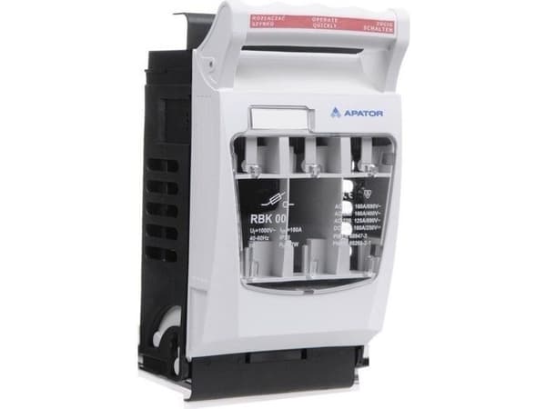 Apator sikringsbryter 160A RBK 00 / broklemmer 4-50mm2 (63-823333-111)