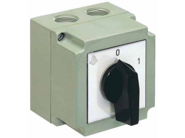 Kamkontakt 0-1 3P 40A i hölje 4G40-10-PK 63-840306-041