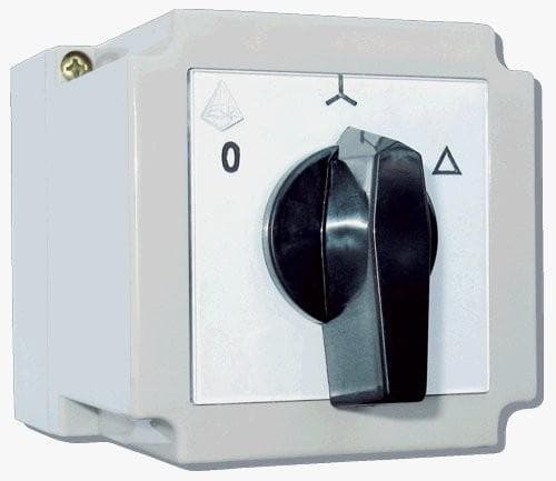Tähtikolmio-kytkin 3P 25A kotelossa 4G25-12-PK 63-840591-031