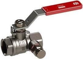 Arco Water kulventil med dräneringsventil och 1/2" packning (RH323)