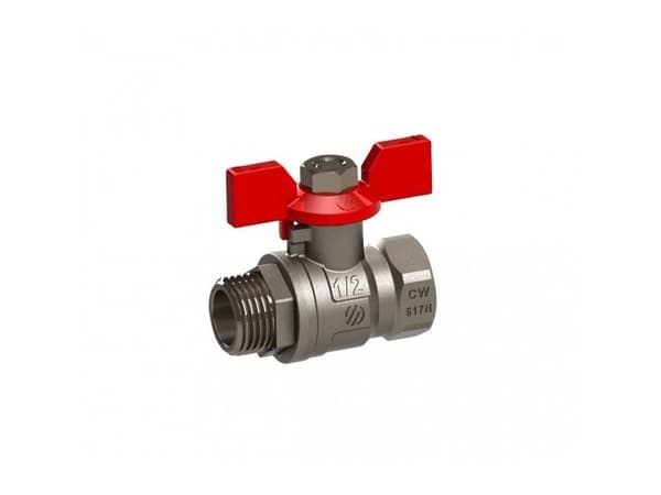 Bow Ball Valve Buterfly Hand 3/4Mf