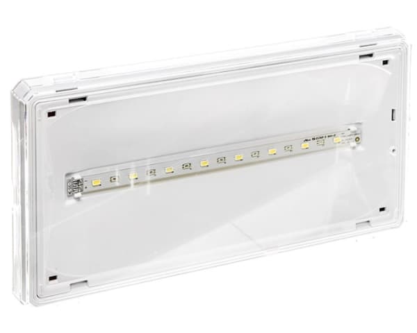 AWEX Emergency lighting fitting EXIT IP65 1W 3h dualpurpose AT ETE/1W