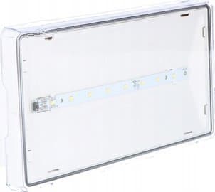 AWEX Emergency Shelter EXIT S IP65 LED 1W 3t dual purpose PT hvit + PU34 ETS / 1W / CSA / PT / WH