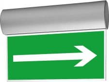 AWEX Emergency lighting 1.2W 3h IP41 Ikl. TWINS LED single task double-sided (TW/1.2W/ESE/PT/SR)