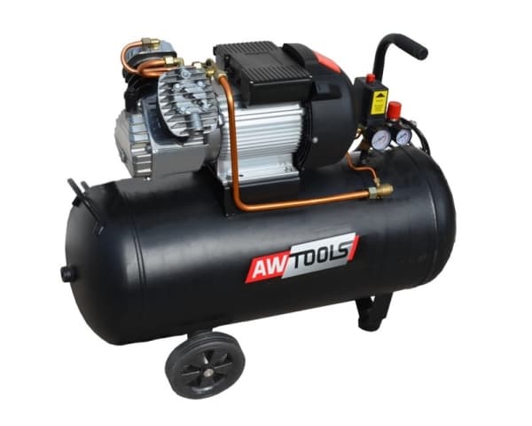 AWTOOLS OLJEKOMPRESSOR ZVA-100L V KAPASITET 370/min. TANK 100l