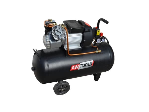 AWTOOLS OLJEKOMPRESSOR ZVA-100L V KAPASITET 370/min. TANK 100l