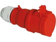 BALS CEE JatkojohtoH6 400V AC 16A 4-napainen, punainen, multigrip kaapelinpoisto, Quick Connect® IP44polyamidi,
