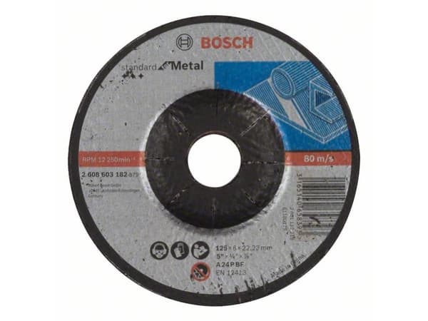 Bosch Accessories Bosch Power Tools 2608603182 Skrubskive forkrøppet 125 mm 22.23 mm 1 stk