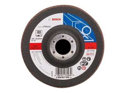 Bosch Expert for Metal X551 - Klaffplate - for metall, stål - grovkorn: 80 - 125 mm