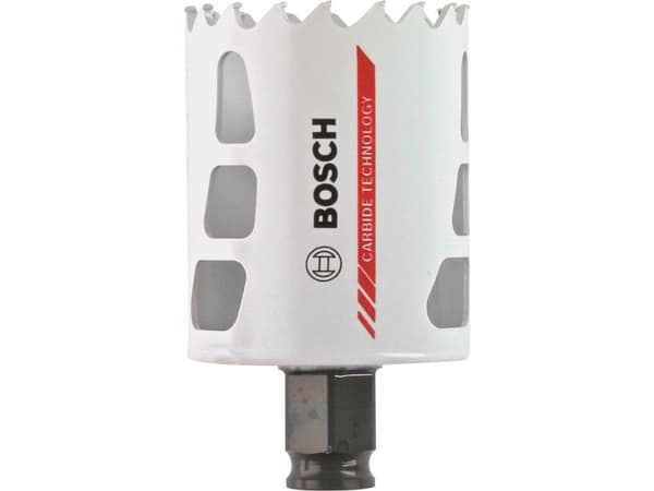 Bosch 2 608 594 172, Single/enkelt, Drill, Aluminium, Murstein, Polyvinylklorid (PVC), Rustfritt stål, Flis, Tre, Sort, Rød, Hvit, 6 cm, 5,4 cm