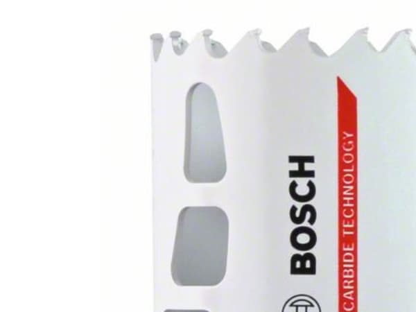 Bosch 2 608 594 172, Single/enkelt, Drill, Aluminium, Murstein, Polyvinylklorid (PVC), Rustfritt stål, Flis, Tre, Sort, Rød, Hvit, 6 cm, 5,4 cm