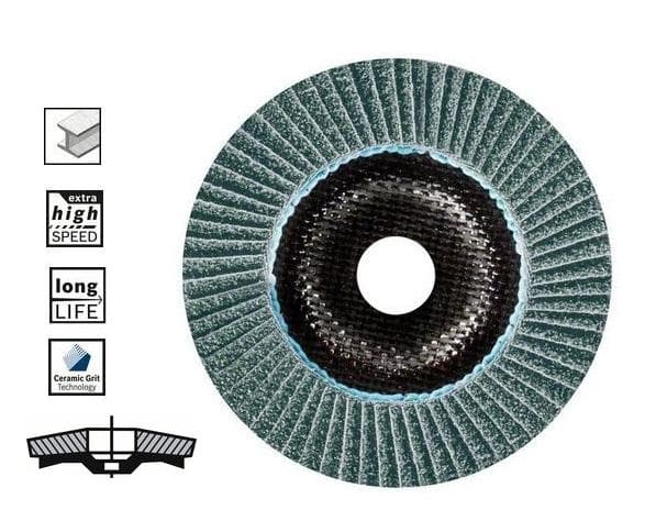 Boschin metallilamellipyörä X781 P40 125mm kupera (2608601478)