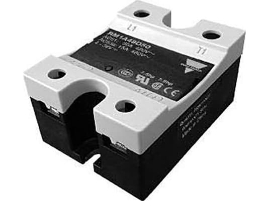 Industriellt 1-poligt AC-relä - med LED och inbyggd varistor Utgång 600V/50 AAC Utgång 20-280VAC/22-48VDC