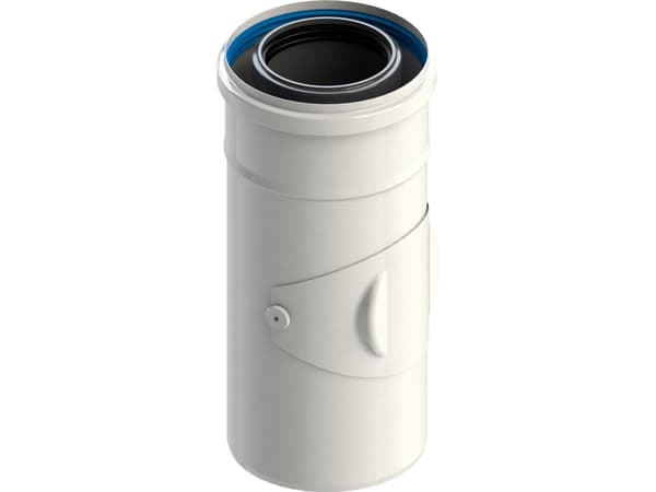 Konsepti Ilman ja savukaasujen tarkastus suora 80/125 250 mm PP (F90610080/125)
