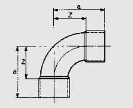 Conex CU keula 90° 22mm 5002A0220000