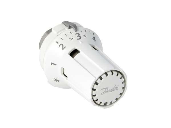 Danfoss RAW-K 5135, Hvit, Plast, Rotasjon, 8 - 28 °C, 130 g, 150 g