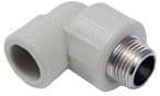 Detail-met PP elbow 20mm GZ 3/4 "