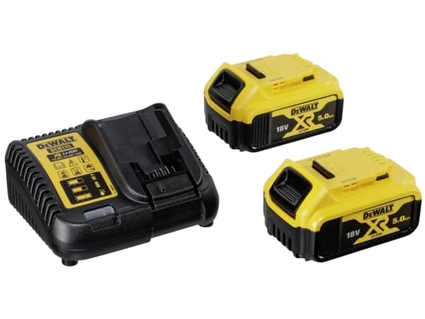 DEWALT XR DCG405P2 - Kulmahiomakone - johdoton - 125 mm - 2 akkua - 18 V