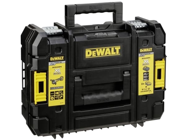 DEWALT XR DCG405P2 - Kulmahiomakone - johdoton - 125 mm - 2 akkua - 18 V