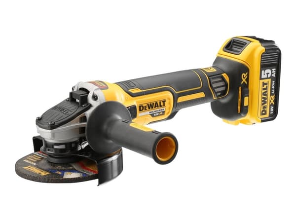 DEWALT XR DCG405P2 - Kulmahiomakone - johdoton - 125 mm - 2 akkua - 18 V