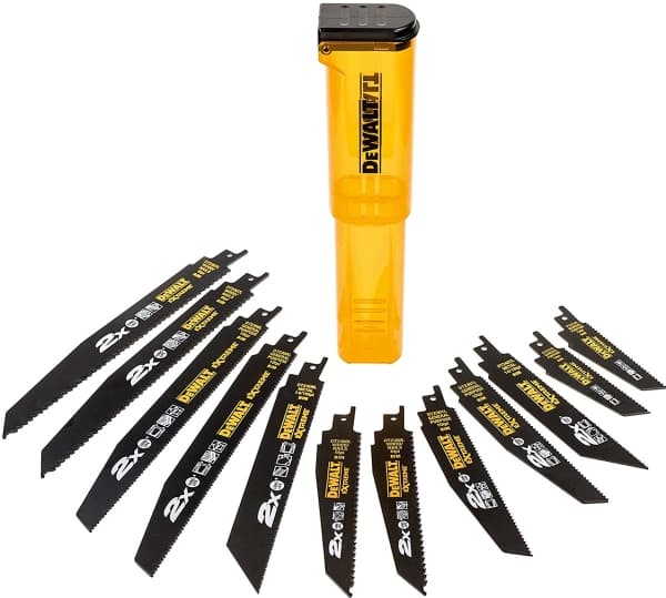 dewalt sapelisahanterät - 12 kpl:n sarja