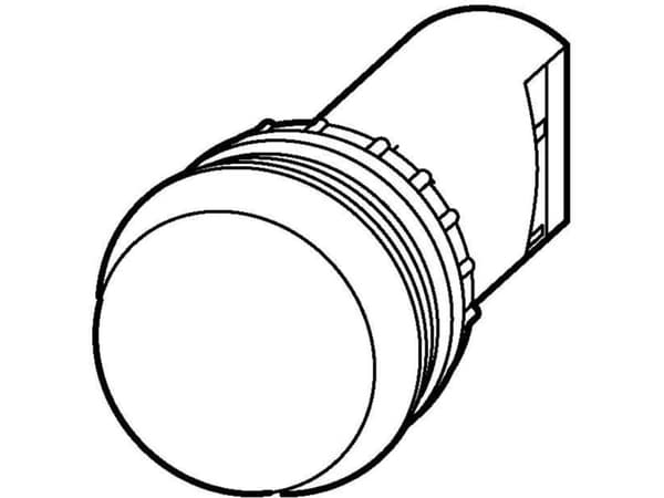 Eaton M22-LC-R, 250 V, 2,4 W, 1 kpl, Punainen, -25 - 70 °C, IP66, IP67, IP69