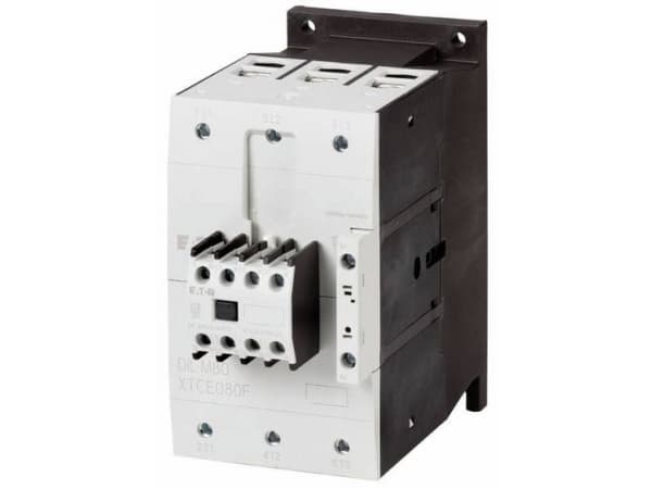 Eaton DILM80-22(230V50HZ,240V60HZ), Contactor, Svart, Vit, IP00, 111 mm, 175 mm, 170 mm