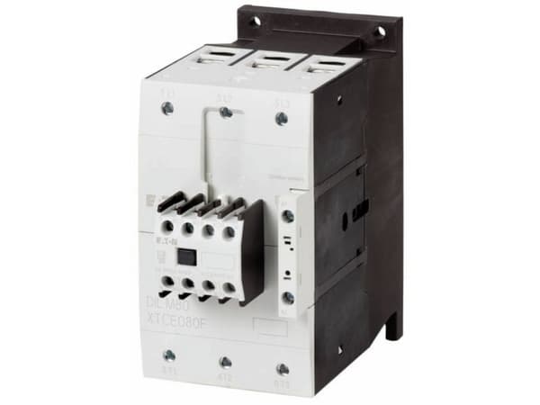 Eaton DILM80-22(230V50HZ,240V60HZ), Contactor, Svart, Vit, IP00, 111 mm, 175 mm, 170 mm