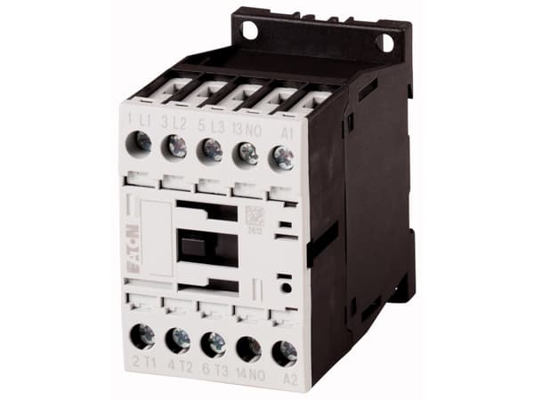 Eaton DILM12-10(400V50HZ,440V60HZ), Kontaktor, Svart, Vit, IP20, 45 mm, 68 mm