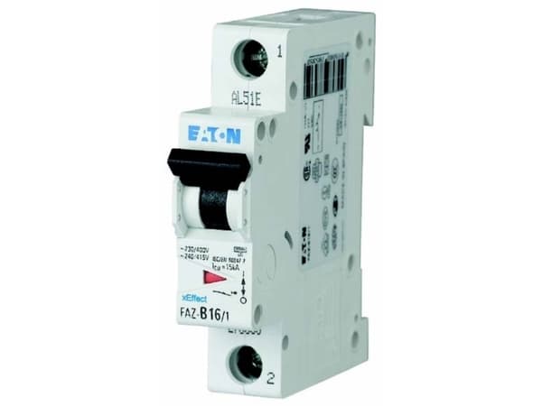 Eaton FAZ-S2/1, Dvärgbrytare, Typ S, IP20, IP40