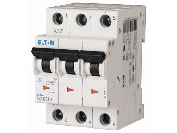 Eaton FAZ-C25/3, Pienoiskatkaisija, Tyyppi C, IP20
