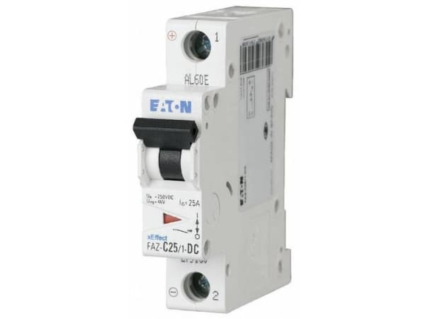 Eaton FAZ-C4/1-DC, Pienoiskatkaisija, Tyyppi C, IP20, IP40