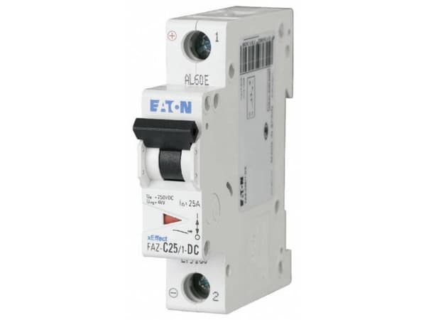 Eaton FAZ-C4/1-DC, Pienoiskatkaisija, Tyyppi C, IP20, IP40