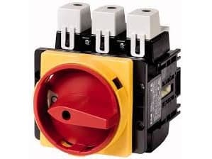 Eaton P5-160/EA/SVB, Roterande brytare, 3P, Röd