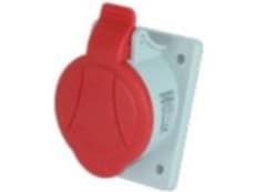 Elektromet Snedställt uttag 5P 32A 400V röd GTS 32/5 IP-44 (921825)