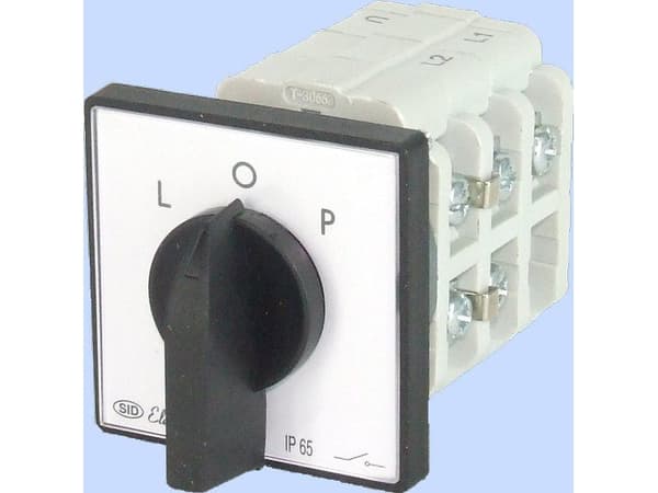 Elektromet Kambryter L-0-P 3P 40A IP65 med plate Arc 40-42 (924027)