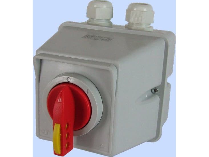 Elektromet Cam switch 0-I 3P 80A in a padlock case IP65 LK 63-13/5 (926307)