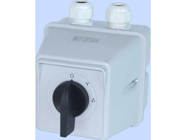Elektromet Stjerne-trekant kambryter 3P 63A IP44 ŁK 63-23 i hus (926323)