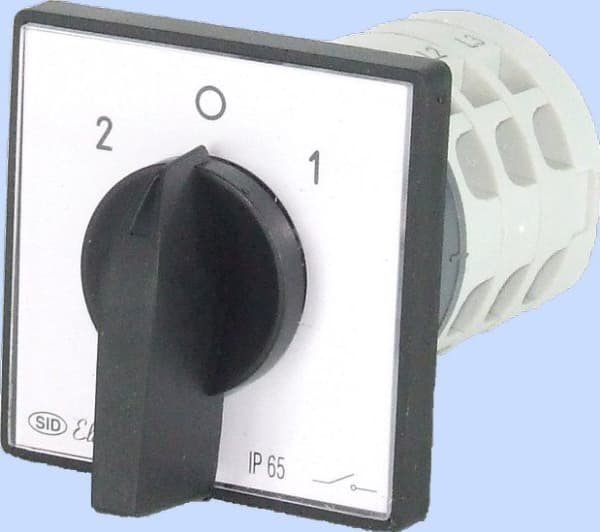Elektromet Cam switch 2-0-1 3P 16A IP65 with plate Arc E16-72 (951671)