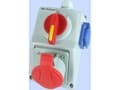 Pikkukuva 1 / 2: Asennussarja erottimella 32A 5P 400V, 1x16A 250V 2P+Z O-I C32-18.1N IP54 974012