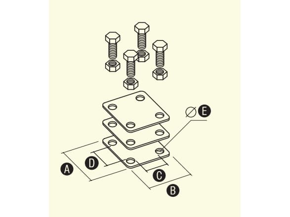 Universal grenkontakt, galvanisert 14,3 OC /91400301/