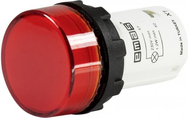 Emas Signal light 24V red (T0-MBSD024K)