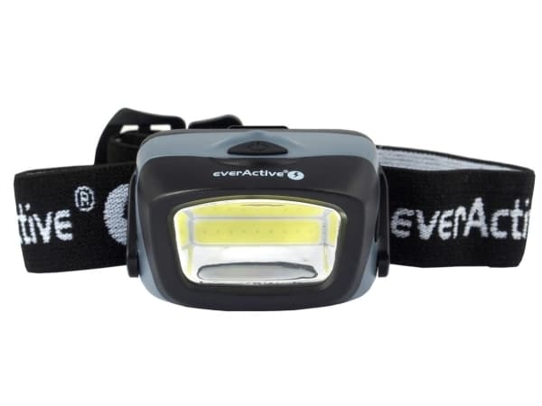 Everactive HL150, Taskulamppu otsanauhalla, Musta, Painikkeet, COB LED, 1 lamppua, 3 W