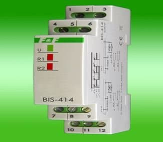 Impulssekvensrelä 8A 230V AC 2P BIS-414