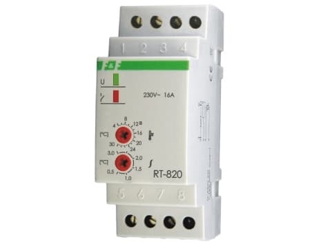 F&amp;F Temperaturregulator 230V 16A RR-820