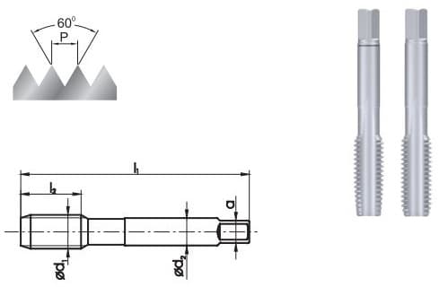 FANAR 2-DELS HÅNDTAPS 16,00x 1,50 HSS DIN-2181