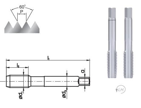 Fanar Vasemmanpuoleinen kierteitys M16 2kpl (A1-260001-0160)